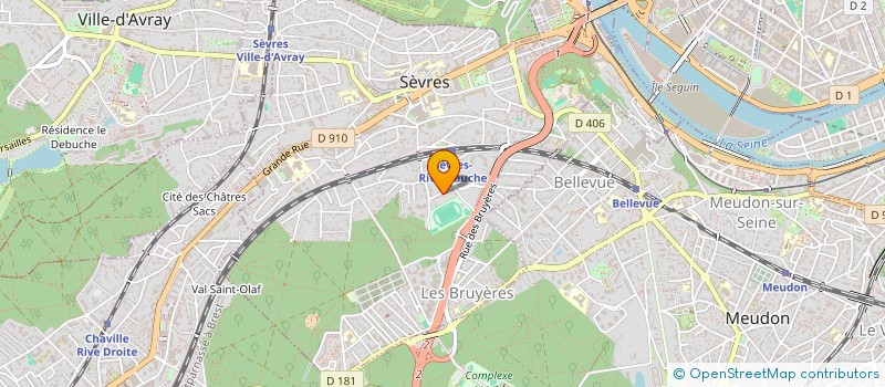 localisation de l'entreprise SCI LOI TIGNES à SEVRES