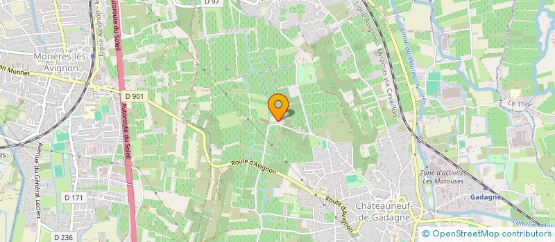 localisation de l'entreprise SCI LOIC  CHATEAUNEUF-DE-GADAGNE