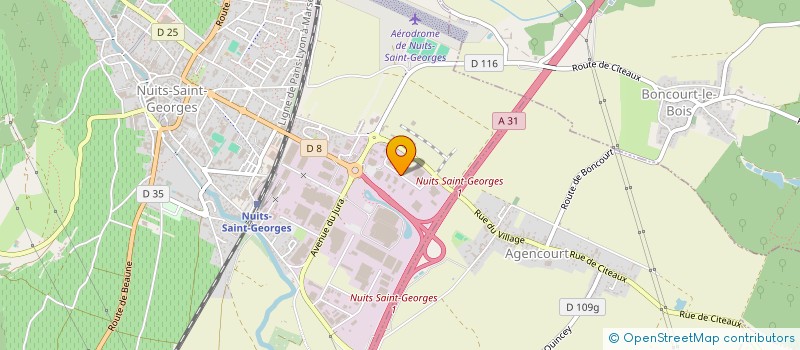 localisation de l'entreprise SCI LOIC MARTIN à NUITS-SAINT-GEORGES