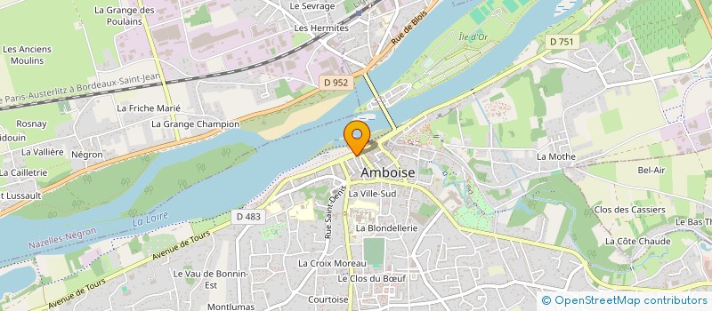 localisation de l'entreprise SCI LOIC SAINTE HERNELEE  AMBOISE