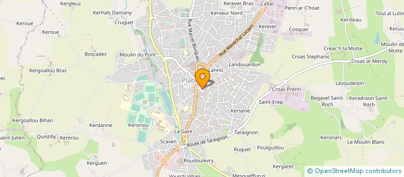 localisation de l'entreprise SCI LOIHIGOU  PLABENNEC