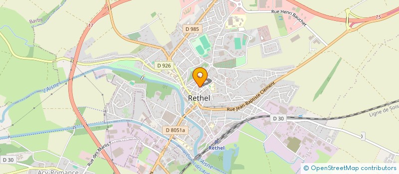 localisation de l'entreprise SCI LOILLIER  RETHEL