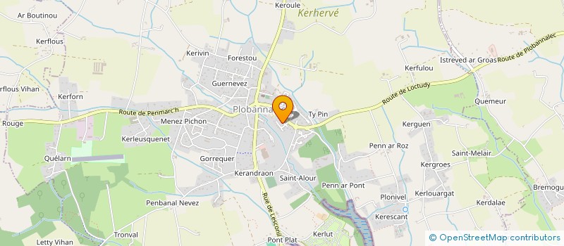 localisation de l'entreprise SCI LOILY  PLOBANNALEC-LESCONIL