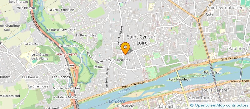 localisation de l'entreprise SCI LOIR ET CHAGNE à SAINT-CYR-SUR-LOIRE