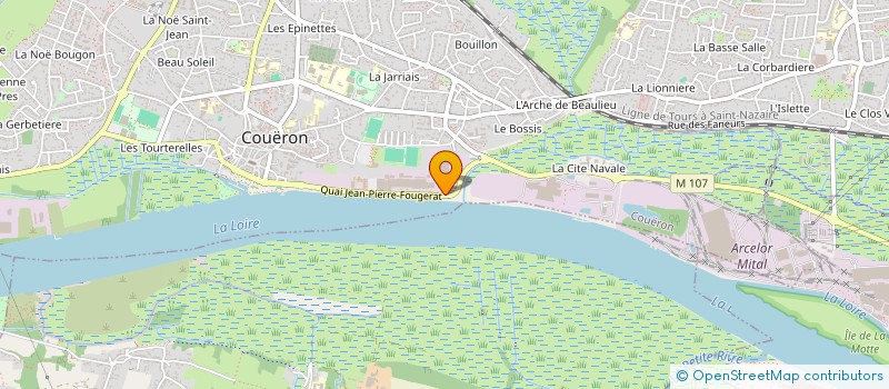 localisation de l'entreprise SCI LOIRE LM à COUERON