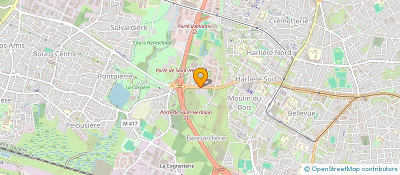 localisation de l'entreprise SCI LOIRE MOULINETS  SAINT-HERBLAIN