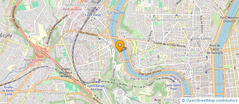 localisation de l'entreprise SCI LOIRE RHONE JB  LYON