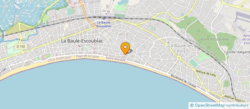 localisation de l'entreprise SCI LOIREQUIP'  LA BAULE-ESCOUBLAC