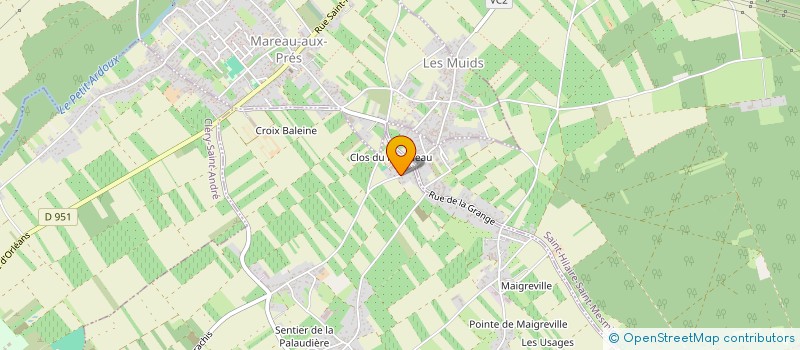 localisation de l'entreprise SCI LOIRET INVEST à MEZIERES-LEZ-CLERY