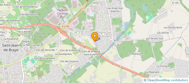 localisation de l'entreprise SCI LOIRETYS à SAINT-JEAN-DE-BRAYE