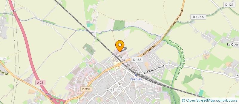 localisation de l'entreprise SCI LOIRGA  ORCHIES