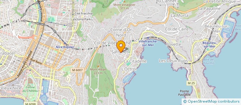 localisation de l'entreprise SCI LOIRIC à VILLEFRANCHE-SUR-MER