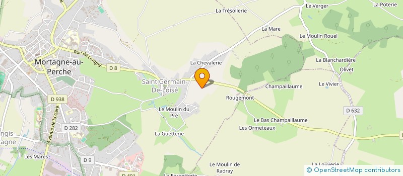 localisation de l'entreprise SCI LOISE DU PERCHE à MORTAGNE-AU-PERCHE