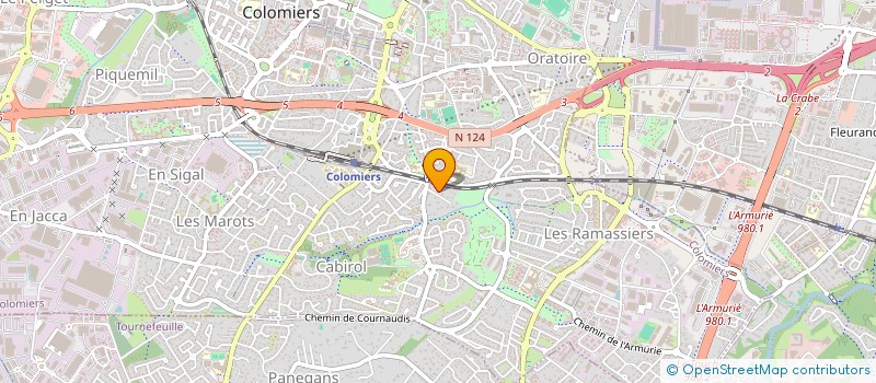 localisation de l'entreprise SCI LOISE&LI-AMBRE à COLOMIERS