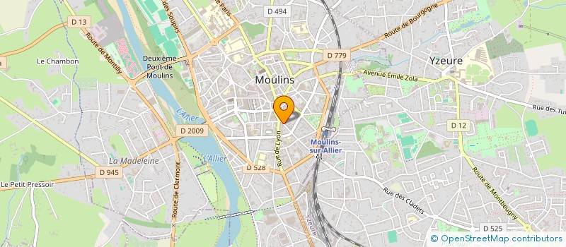 localisation de l'entreprise SCI LOISEAU à MOULINS