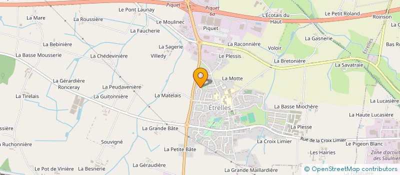 localisation de l'entreprise SCI LOISEL 35  ETRELLES