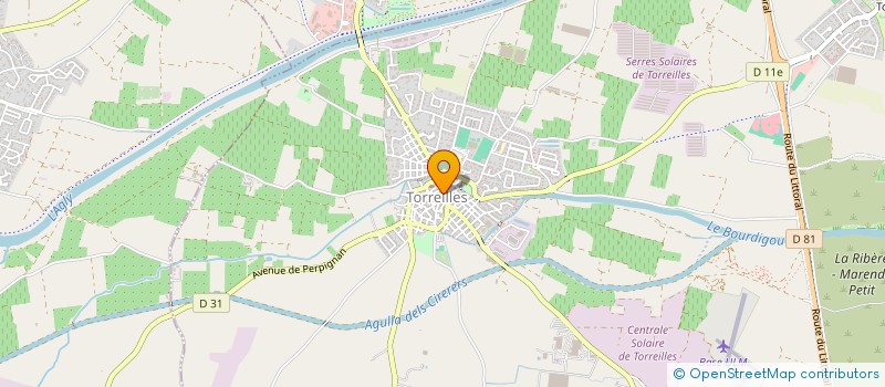 localisation de l'entreprise SCI LOISIRS DE TORREILLES  TORREILLES