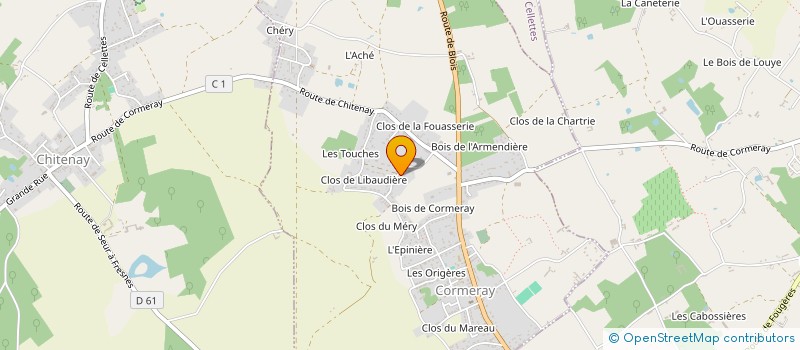 localisation de l'entreprise SCI LOISIRS EN SOLOGNE  LE CONTROIS-EN-SOLOGNE