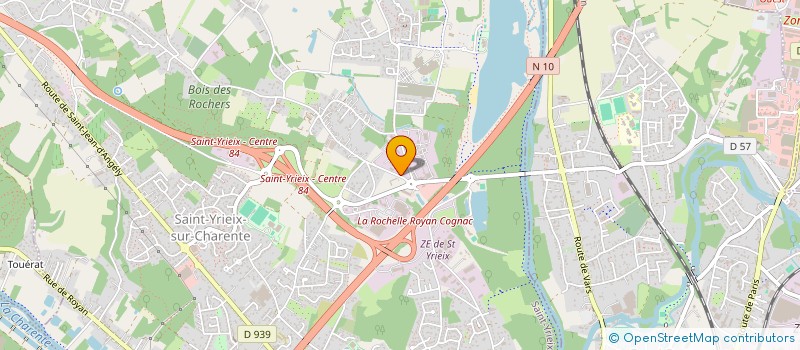 localisation de l'entreprise SCI LOISIRS ET DETENTES à SAINT-YRIEIX-SUR-CHARENTE