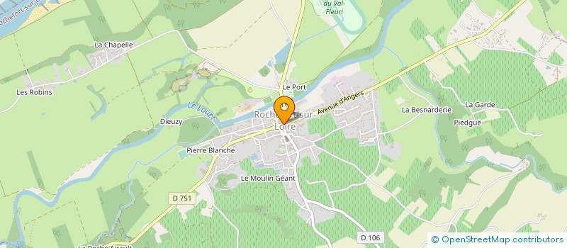 localisation de l'entreprise SCI LOISIRS ET JARDINAGE  VAL-DU-LAYON