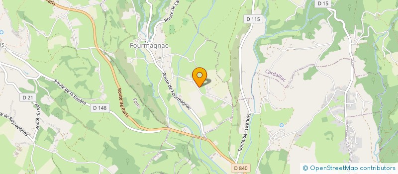 localisation de l'entreprise SCI LOISIRS FIGEAC  FIGEAC