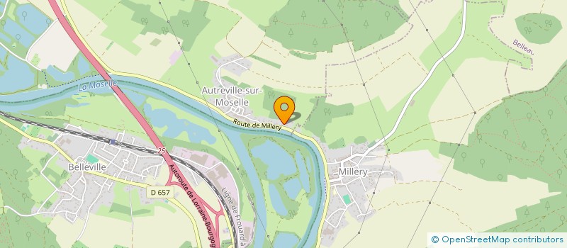 localisation de l'entreprise SCI LOISIRS INFORMATIQUE  AUTREVILLE-SUR-MOSELLE