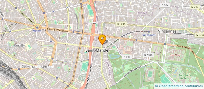 localisation de l'entreprise SCI LOISON à SAINT-MANDE