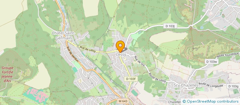 localisation de l'entreprise SCI LOISY  LESSY