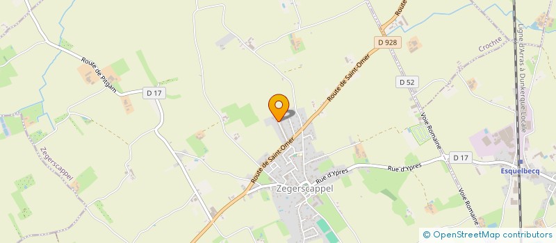 localisation de l'entreprise SCI LOISYLIS  ZEGERSCAPPEL
