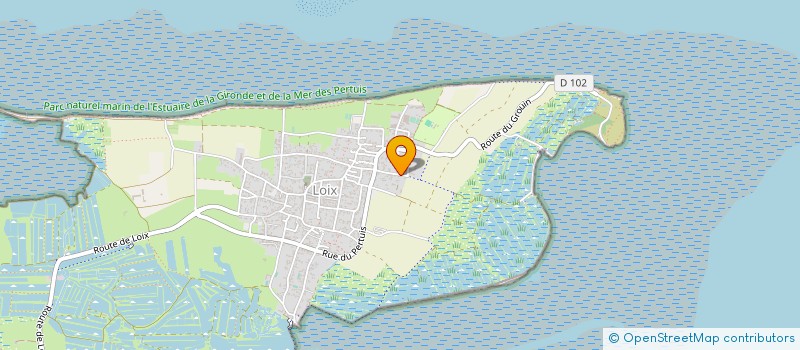 localisation de l'entreprise SCI LOIX-DAISE  LOIX