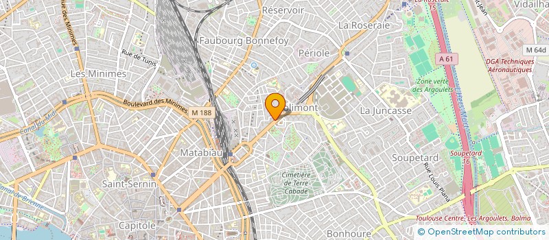 localisation de l'entreprise SCI LOJAMI  TOULOUSE