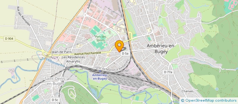 localisation de l'entreprise SCI LOJE  AMBERIEU-EN-BUGEY