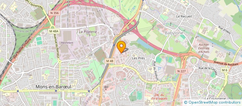 localisation de l'entreprise SCI LOJE à VILLENEUVE-D'ASCQ