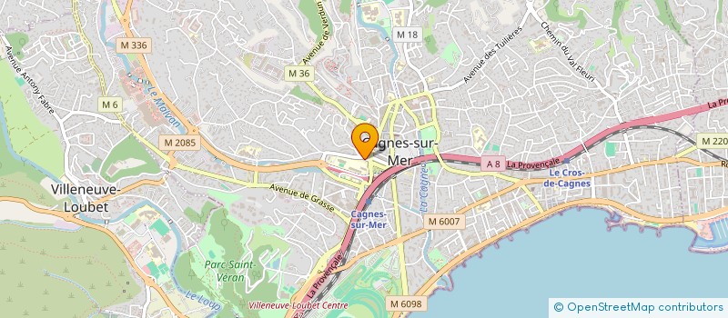localisation de l'entreprise SCI LOJE à CAGNES-SUR-MER