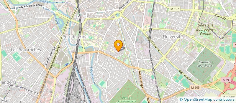 localisation de l'entreprise SCI LOJEA à DIJON