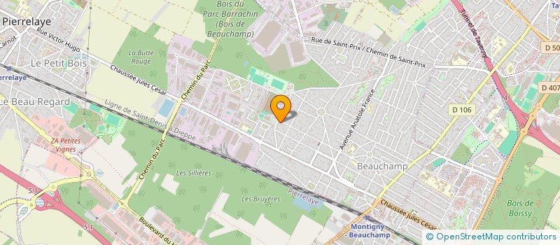 localisation de l'entreprise SCI LOJIKA  BEAUCHAMP