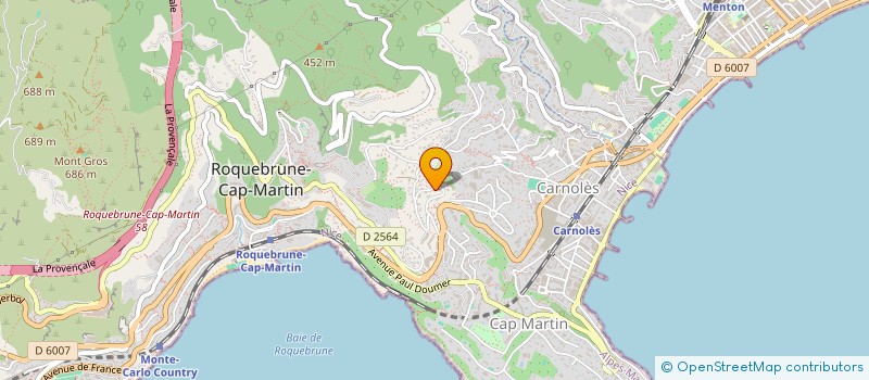 localisation de l'entreprise SCI LOJU à ROQUEBRUNE-CAP-MARTIN