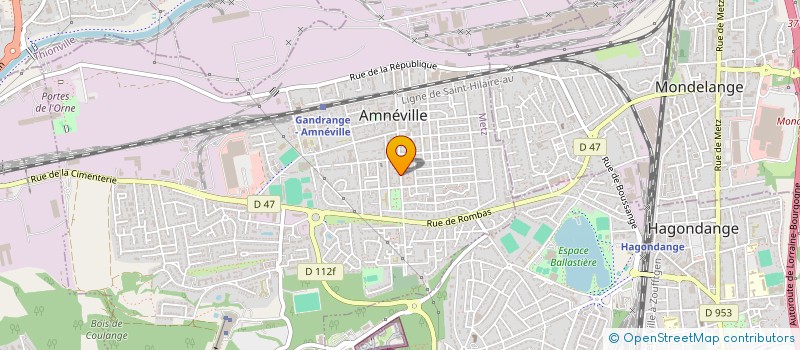 localisation de l'entreprise SCI LOJULO  AMNEVILLE