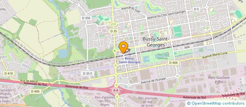 localisation de l'entreprise SCI LOK  BUSSY-SAINT-GEORGES