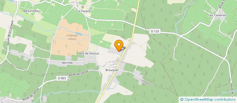 localisation de l'entreprise SCI LOKA  SAUTERNES