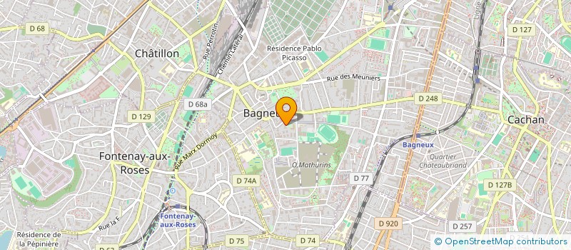 localisation de l'entreprise SCI  LOKAJACHI  BAGNEUX