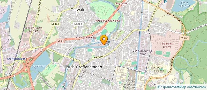 localisation de l'entreprise SCI LOKAL  ILLKIRCH-GRAFFENSTADEN
