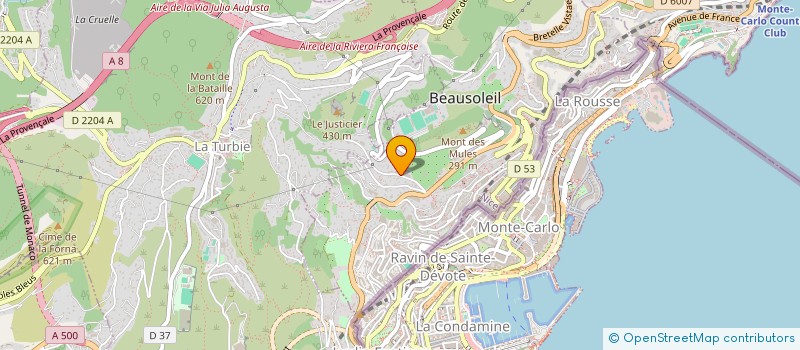 localisation de l'entreprise SCI LOKALIA  BEAUSOLEIL