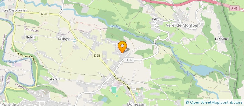 localisation de l'entreprise SCI LOKALPES  DOMESSIN