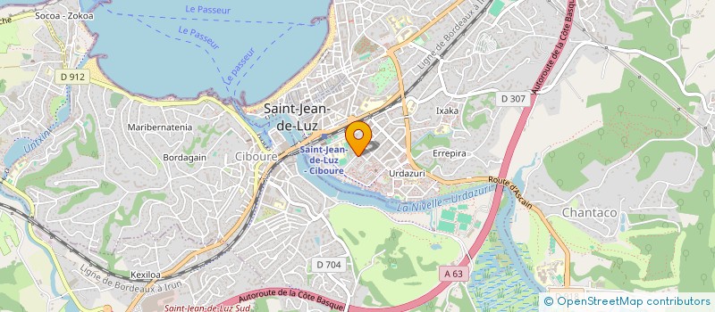 localisation de l'entreprise SCI LOKARI à SAINT-JEAN-DE-LUZ