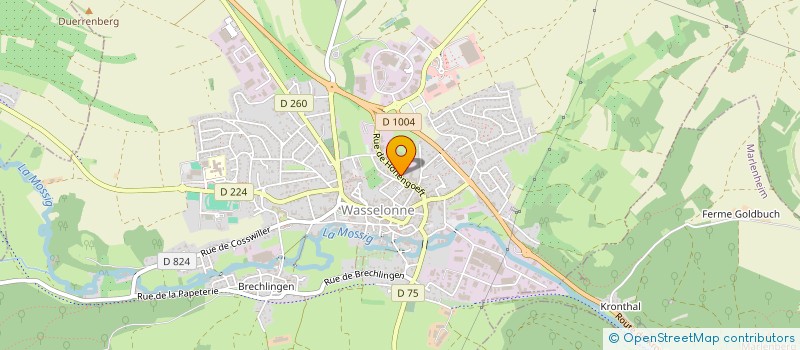 localisation de l'entreprise SCI LOKHI  WASSELONNE