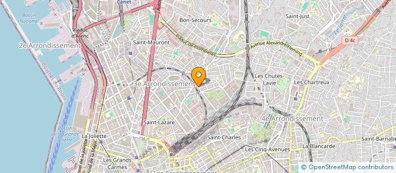 localisation de l'entreprise SCI LOKHOSAN à MARSEILLE
