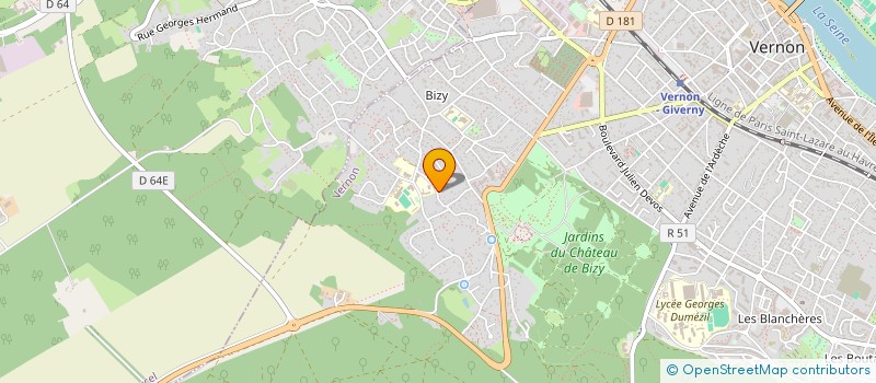 localisation de l'entreprise SCI LOKI 1  VERNON