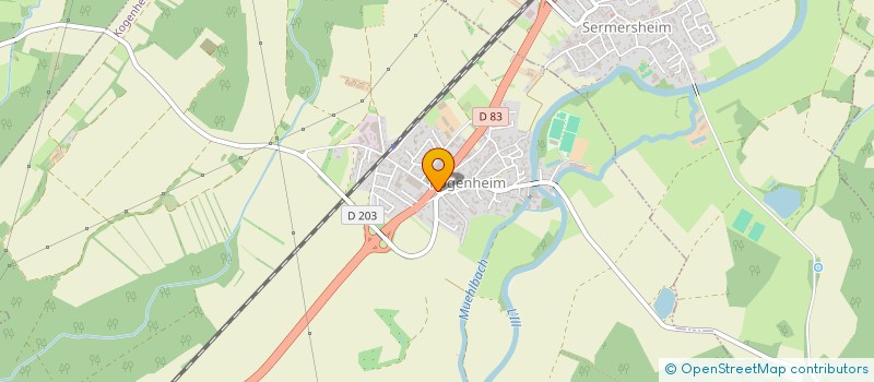 localisation de l'entreprise SCI LOKI  KOGENHEIM