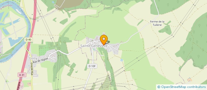 localisation de l'entreprise SCI LOKI  SAINTE-GENEVIEVE